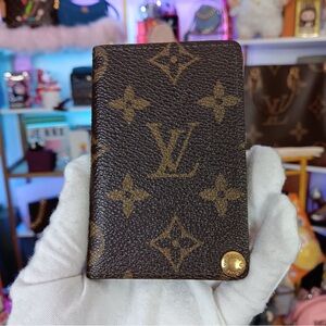 Louis Vuitton Mongram Canvas Leather Card Holder